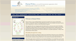 Desktop Screenshot of humanwrites.org