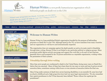 Tablet Screenshot of humanwrites.org